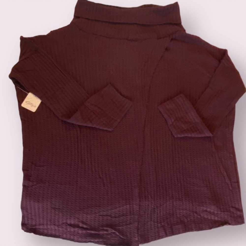 Free People Juicy Long Sleeve Tunic Sweater with Cowl Neck - Picture 6 of 10